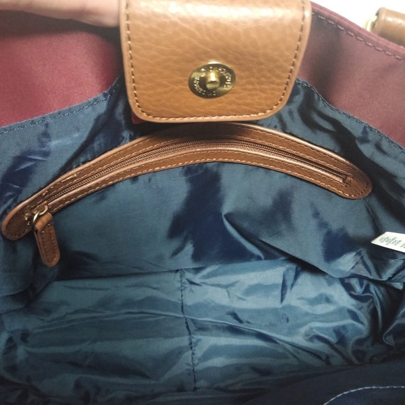 Tommy Hilfiger Maroon Shopper Tote Bag - Picture 6 of 7